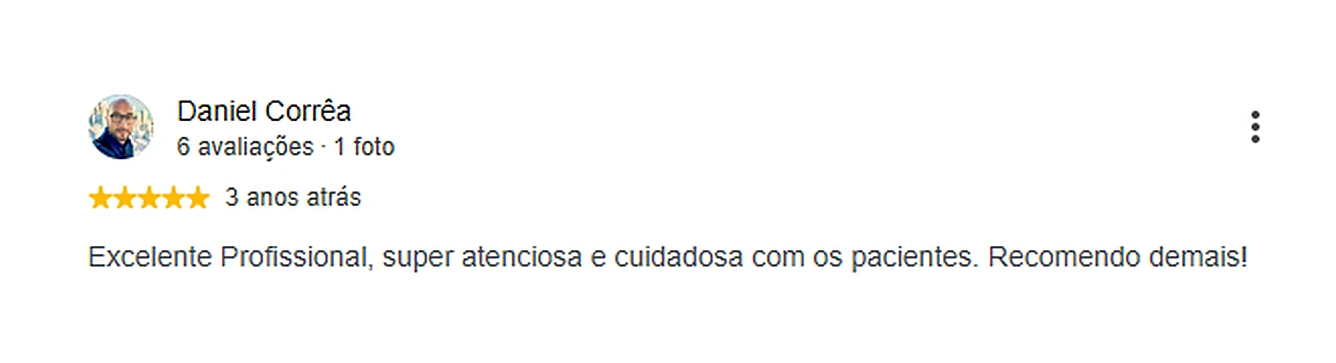 Avaliação de paciente publicada no Google sobre a fonoaudióloga Alessandra Amaral (9)