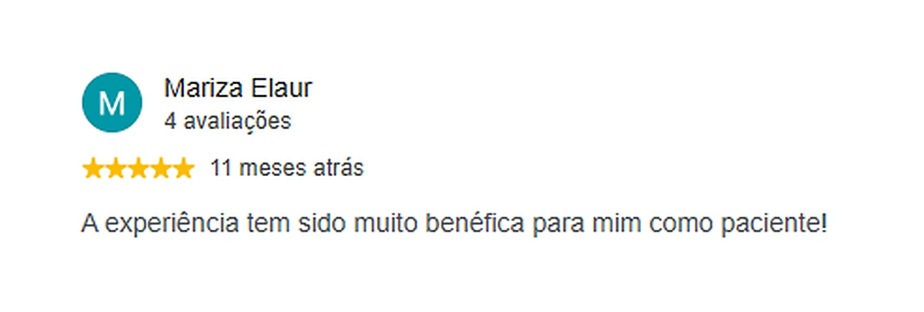 Avaliação de paciente publicada no Google sobre a fonoaudióloga Alessandra Amaral (7)